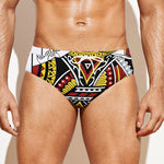 Jack Of Hearts Playing Card Print Men's Swim Briefs