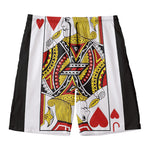 Jack Of Hearts Playing Card Print Men's Swim Trunks