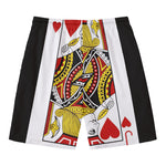 Jack Of Hearts Playing Card Print Men's Swim Trunks