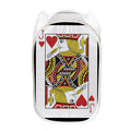 Jack Of Hearts Playing Card Print Mesh Laundry Hamper