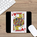 Jack Of Hearts Playing Card Print Mouse Pad