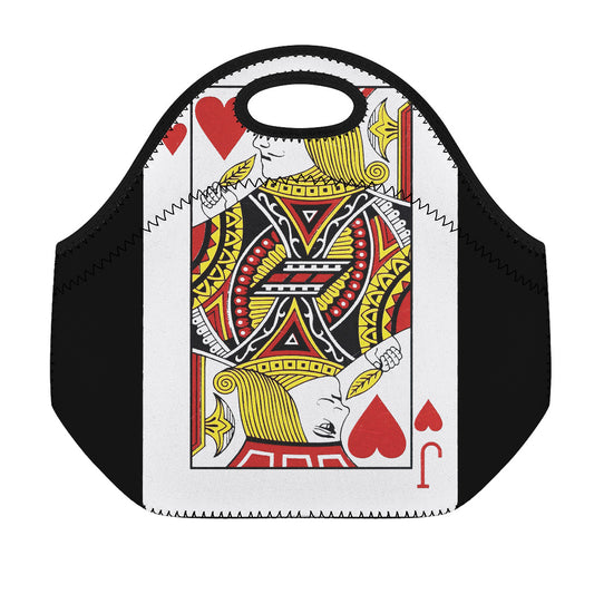 Jack Of Hearts Playing Card Print Neoprene Lunch Bag