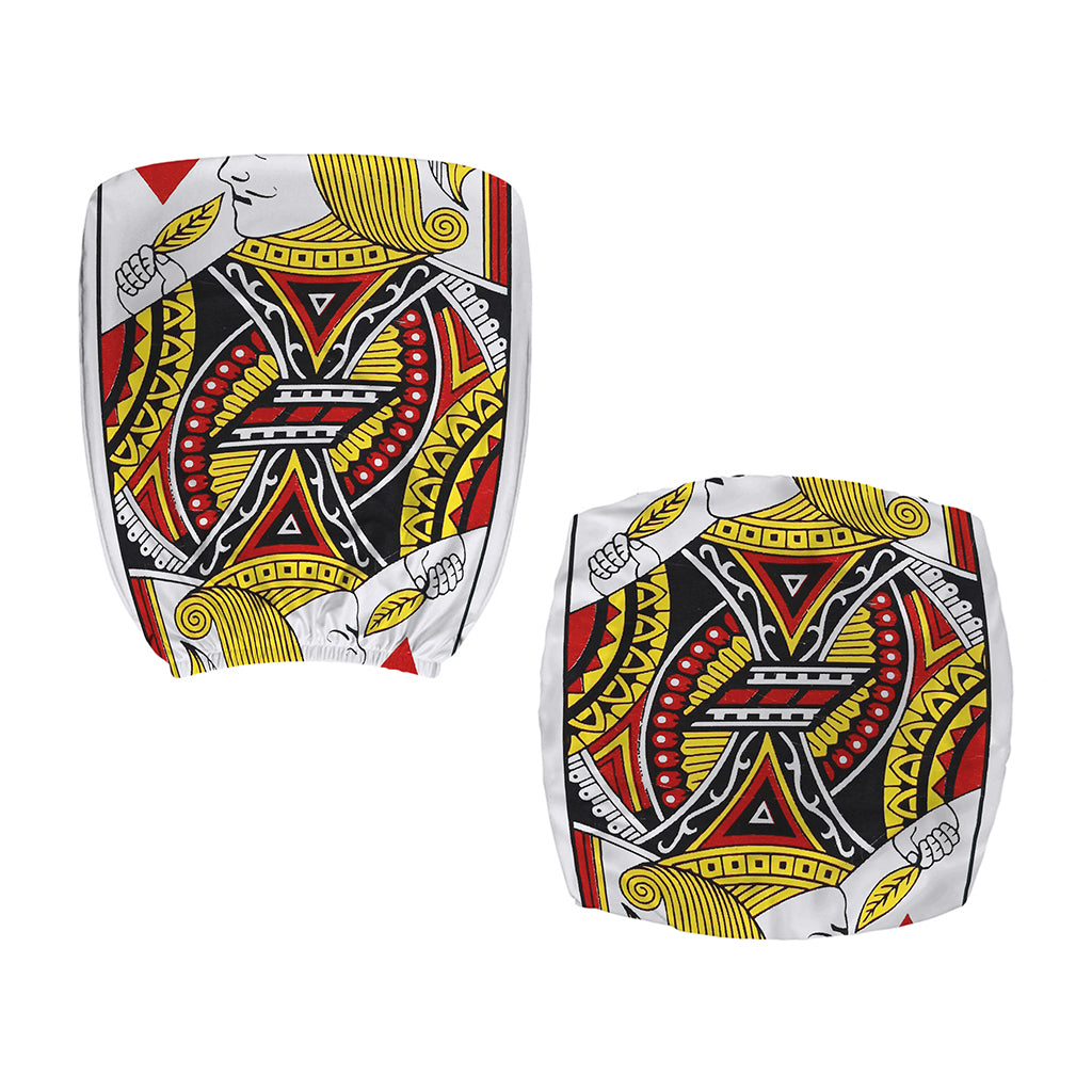 Jack Of Hearts Playing Card Print Office Chair Cover