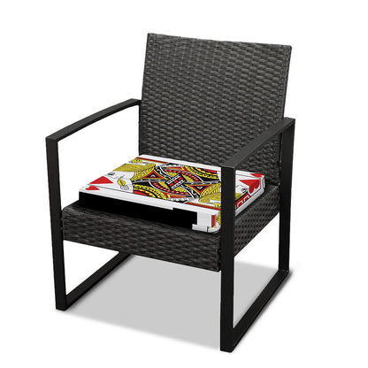 Jack Of Hearts Playing Card Print Outdoor Seat Cushion Cover