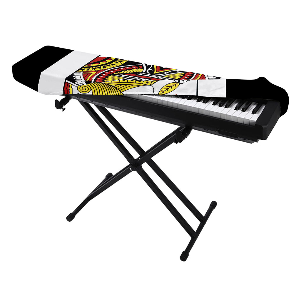 Jack Of Hearts Playing Card Print Piano Keyboard Cover