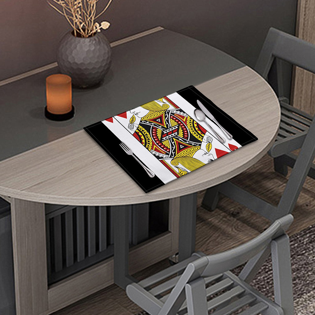 Jack Of Hearts Playing Card Print Placemat