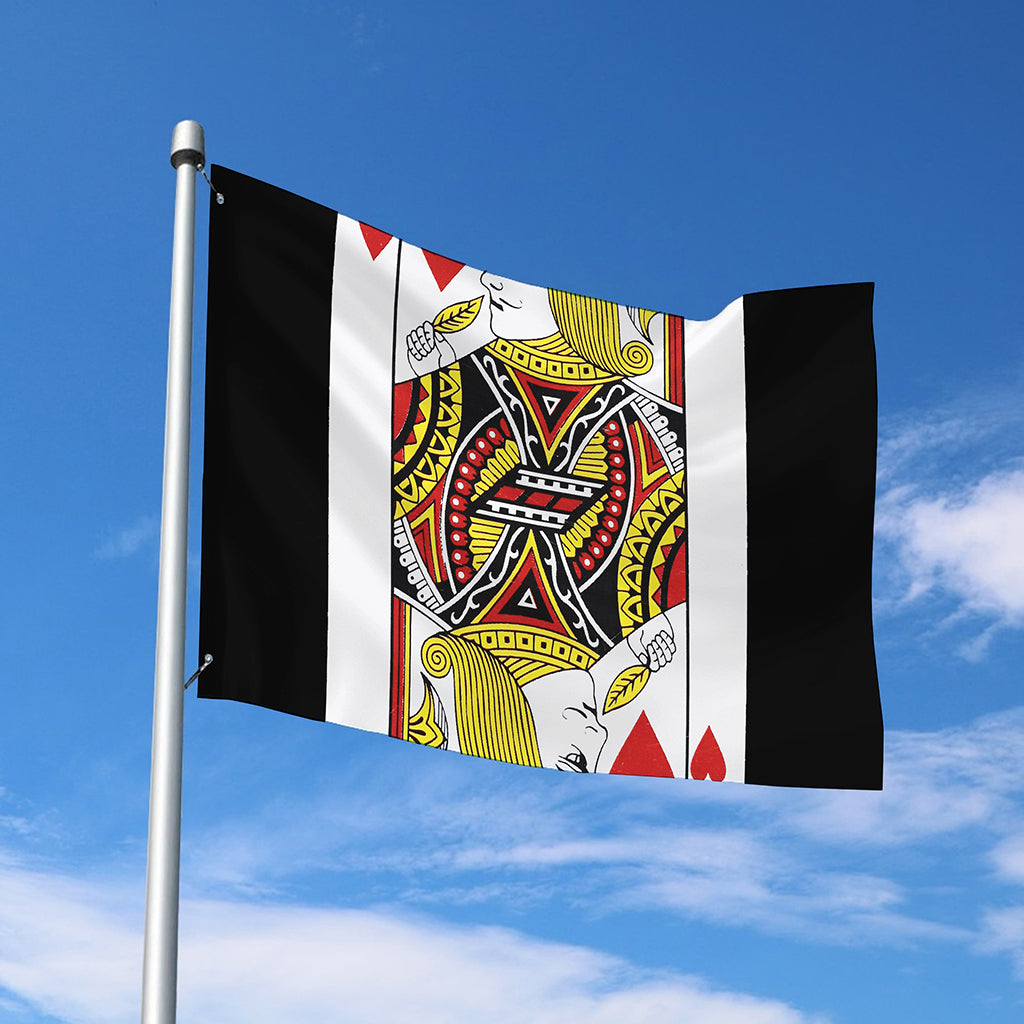 Jack Of Hearts Playing Card Print Polyester Flag