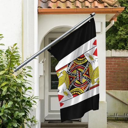 Jack Of Hearts Playing Card Print Polyester Flag