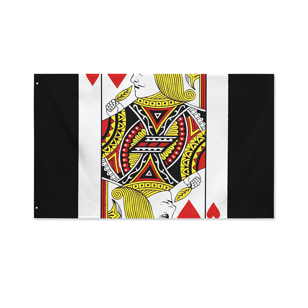 Jack Of Hearts Playing Card Print Polyester Flag