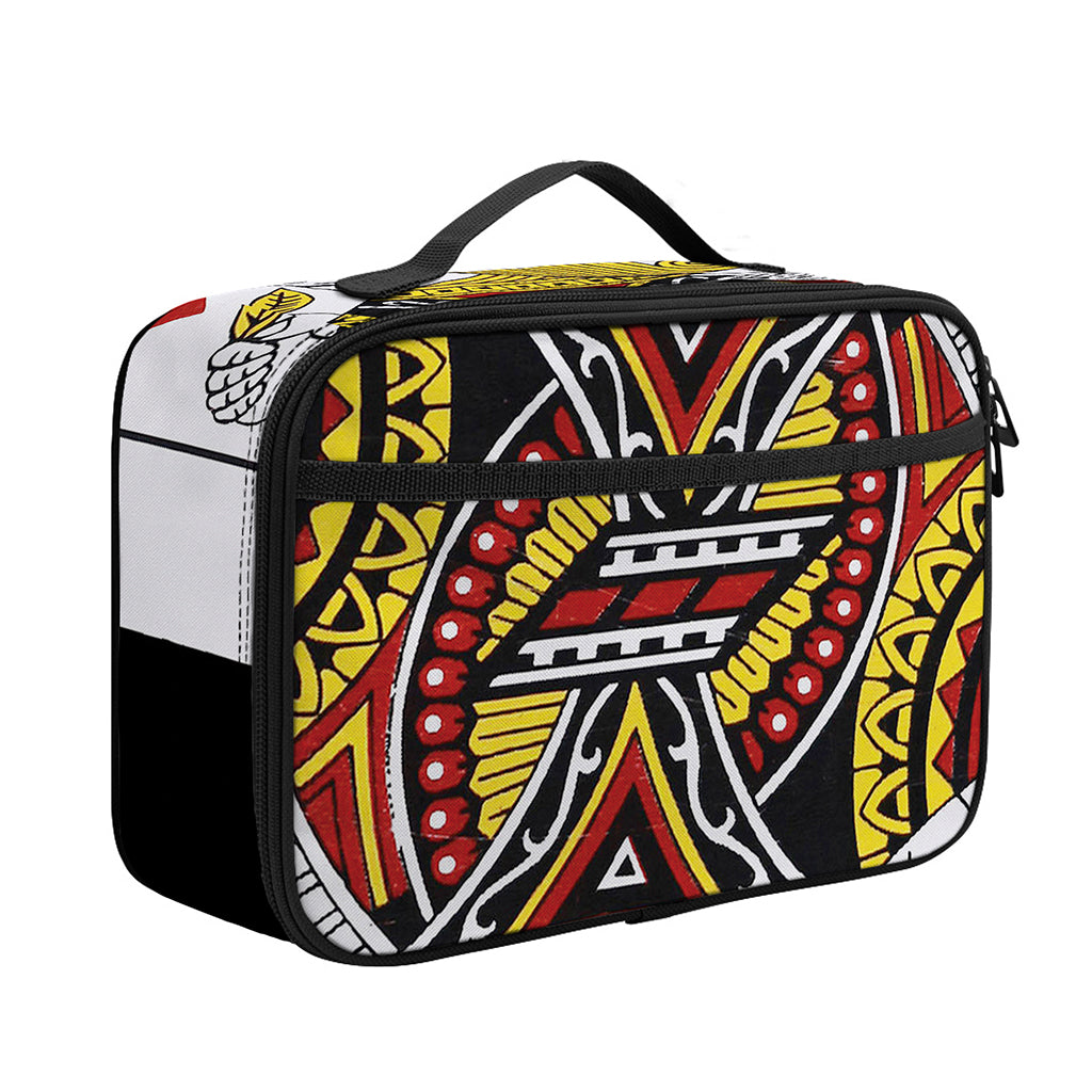 Jack Of Hearts Playing Card Print Portable Lunch Bag