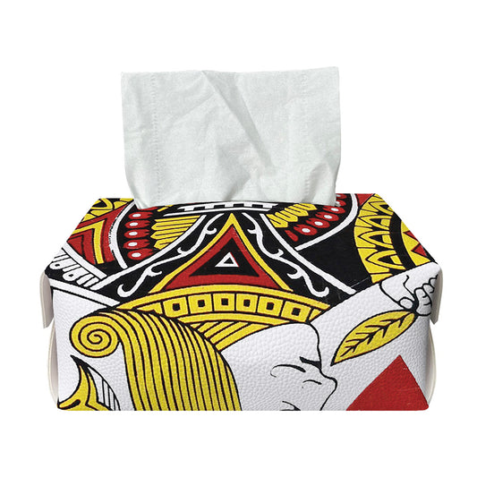 Jack Of Hearts Playing Card Print Rectangle Tissue Box Cover