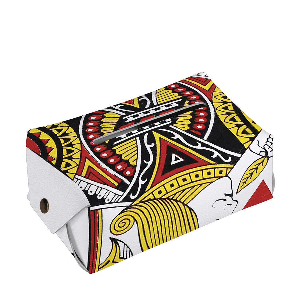 Jack Of Hearts Playing Card Print Rectangle Tissue Box Cover