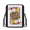 Jack Of Hearts Playing Card Print Rectangular Crossbody Bag