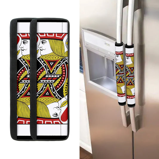 Jack Of Hearts Playing Card Print Refrigerator Handle Covers