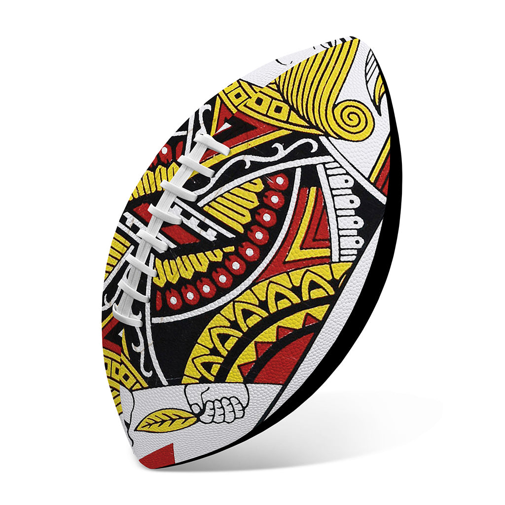 Jack Of Hearts Playing Card Print Rugby Ball