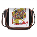 Jack Of Hearts Playing Card Print Saddle Bag