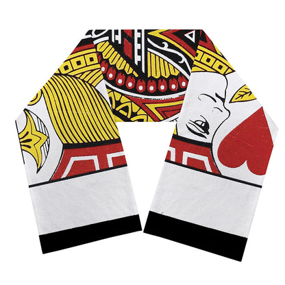 Jack Of Hearts Playing Card Print Scarf