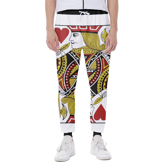 Jack Of Hearts Playing Card Print Scuba Joggers