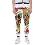 Jack Of Hearts Playing Card Print Scuba Joggers