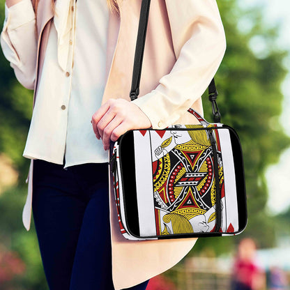 Jack Of Hearts Playing Card Print Shoulder Strap Bible Bag