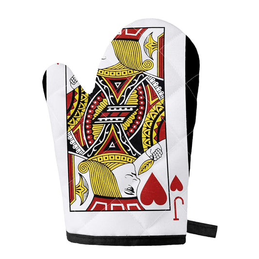 Jack Of Hearts Playing Card Print Single Oven Mitt