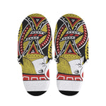 Jack Of Hearts Playing Card Print Slippers