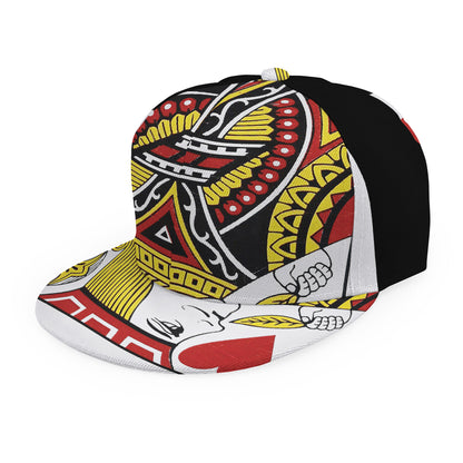 Jack Of Hearts Playing Card Print Snapback Cap