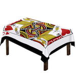 Jack Of Hearts Playing Card Print Tablecloth