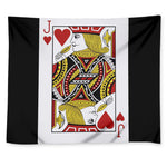 Jack Of Hearts Playing Card Print Tapestry