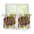Jack Of Hearts Playing Card Print Tier Curtains