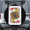 Jack Of Hearts Playing Card Print Tire Cover With Camera Hole