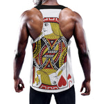 Jack Of Hearts Playing Card Print Training Tank Top
