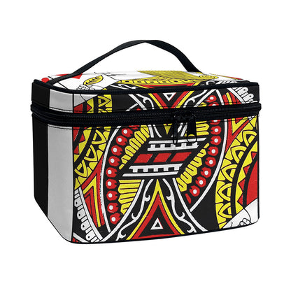 Jack Of Hearts Playing Card Print Travel Makeup Bag