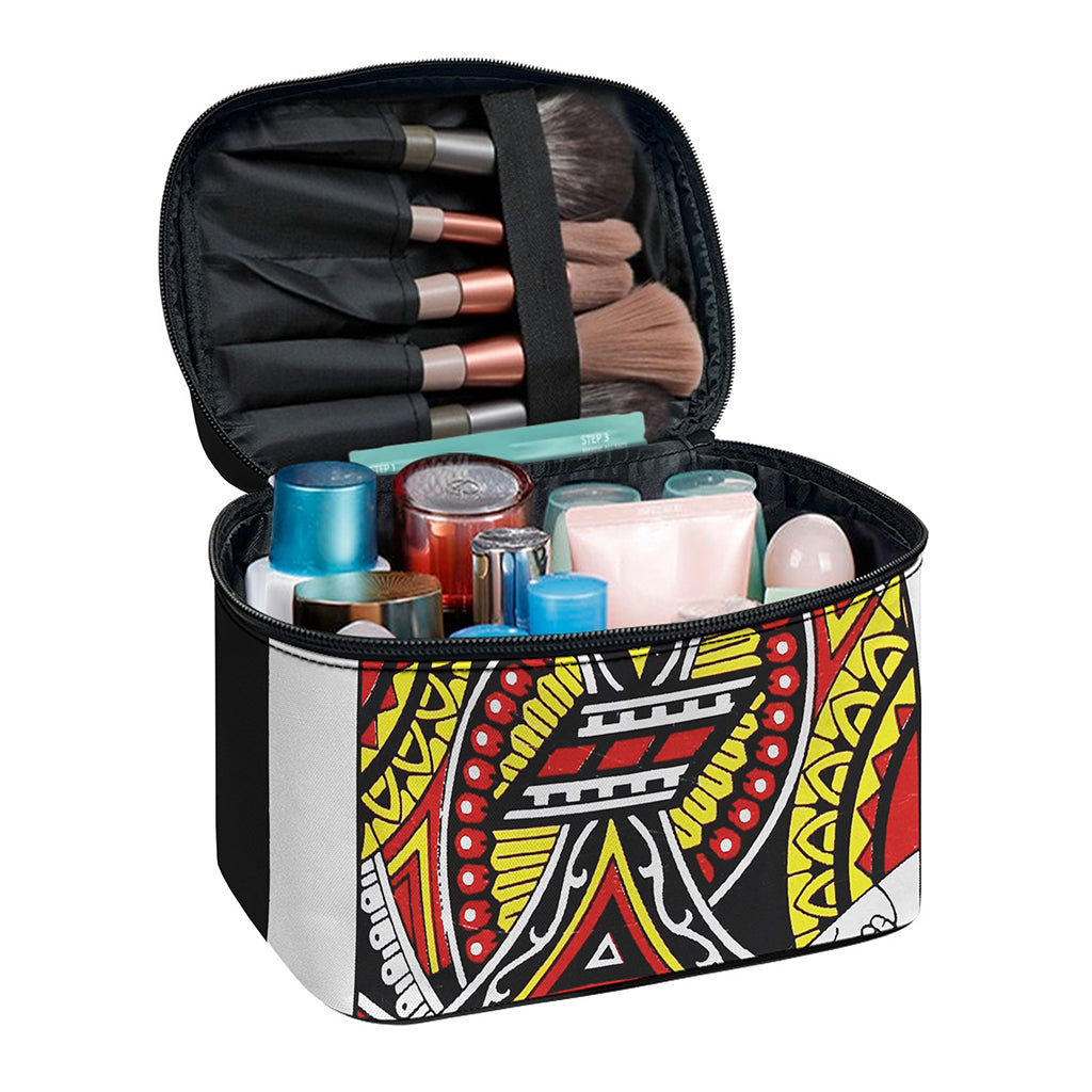 Jack Of Hearts Playing Card Print Travel Makeup Bag