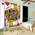 Jack Of Hearts Playing Card Print Wall Sticker