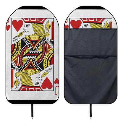 Jack Of Hearts Playing Card Print Waterproof Car Seat Cover