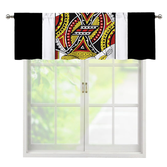 Jack Of Hearts Playing Card Print Window Valance