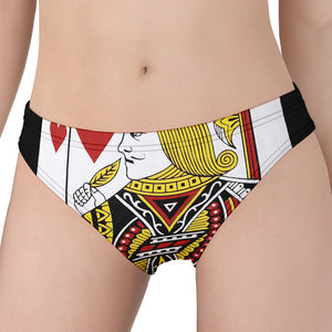 Jack Of Hearts Playing Card Print Women's Panties