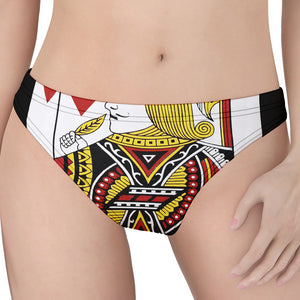 Jack Of Hearts Playing Card Print Women's Thong