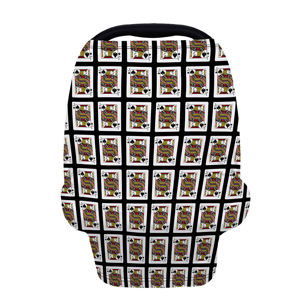 Jack Of Spades Pattern Print Baby Seat Cover