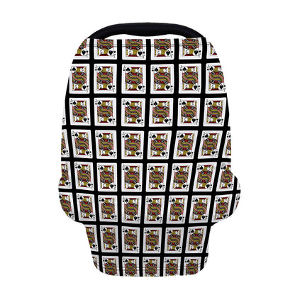 Jack Of Spades Pattern Print Baby Seat Cover