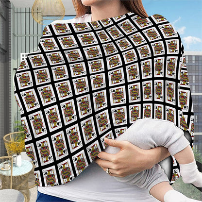 Jack Of Spades Pattern Print Baby Seat Cover
