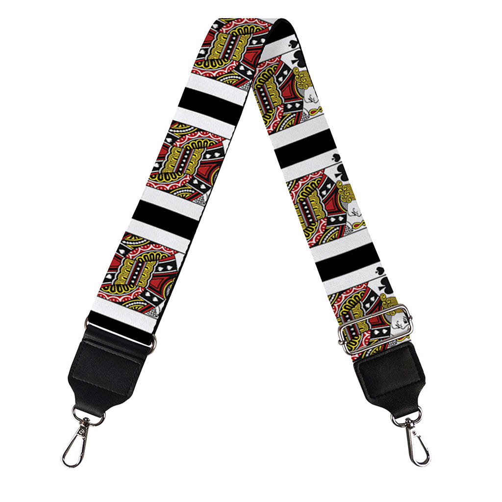 Jack Of Spades Pattern Print Bag Strap