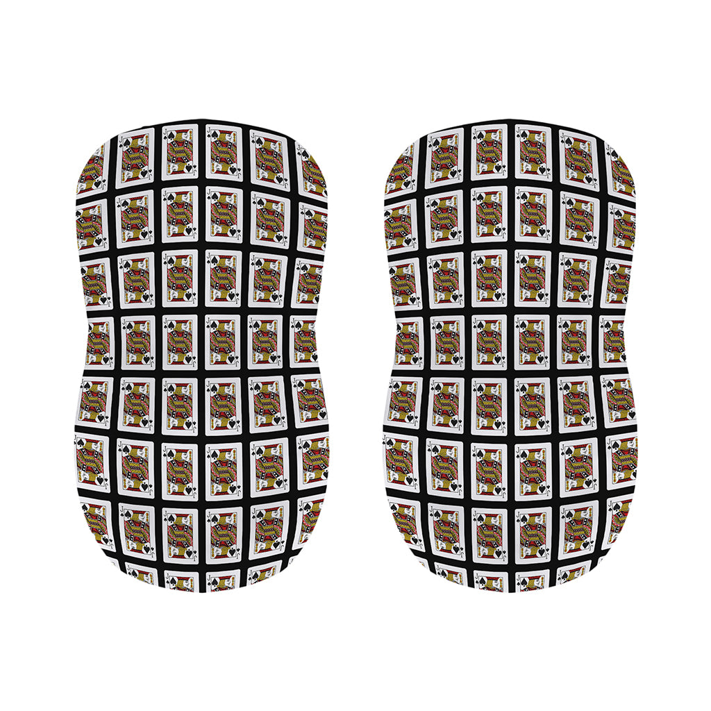 Jack Of Spades Pattern Print Bar Stool Covers