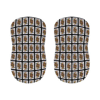 Jack Of Spades Pattern Print Bar Stool Covers