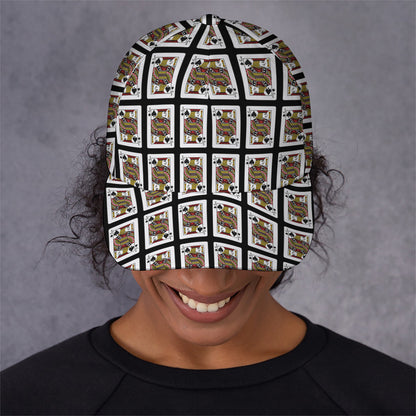 Jack Of Spades Pattern Print Baseball Cap