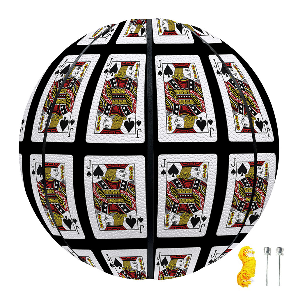 Jack Of Spades Pattern Print Basketball