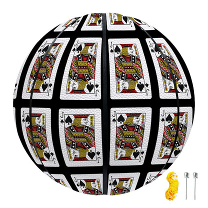 Jack Of Spades Pattern Print Basketball