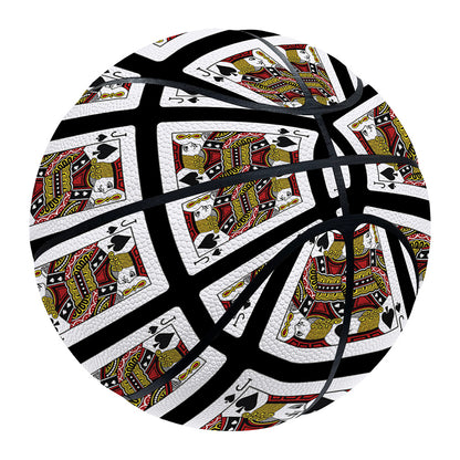 Jack Of Spades Pattern Print Basketball