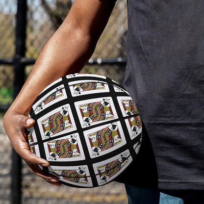 Jack Of Spades Pattern Print Basketball